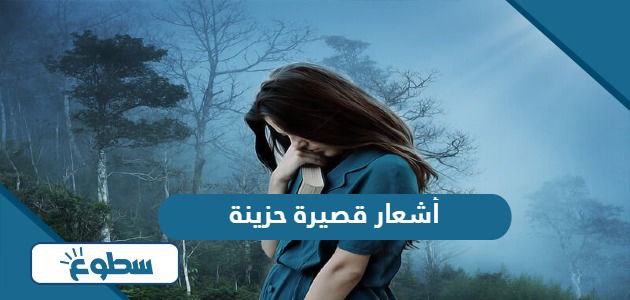 أشعار قصيرة حزينة